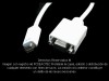 Adaptador Mini DVI a VGA